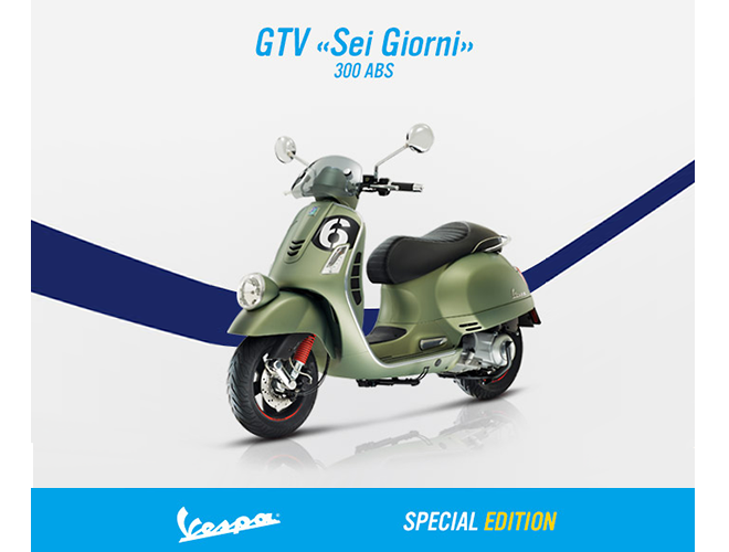 Vespa GTV Sei Giorni Limited Edition